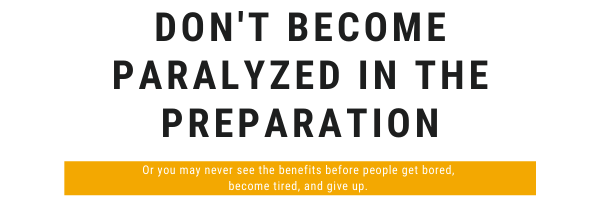 If you become paralyzed in the preparation,
