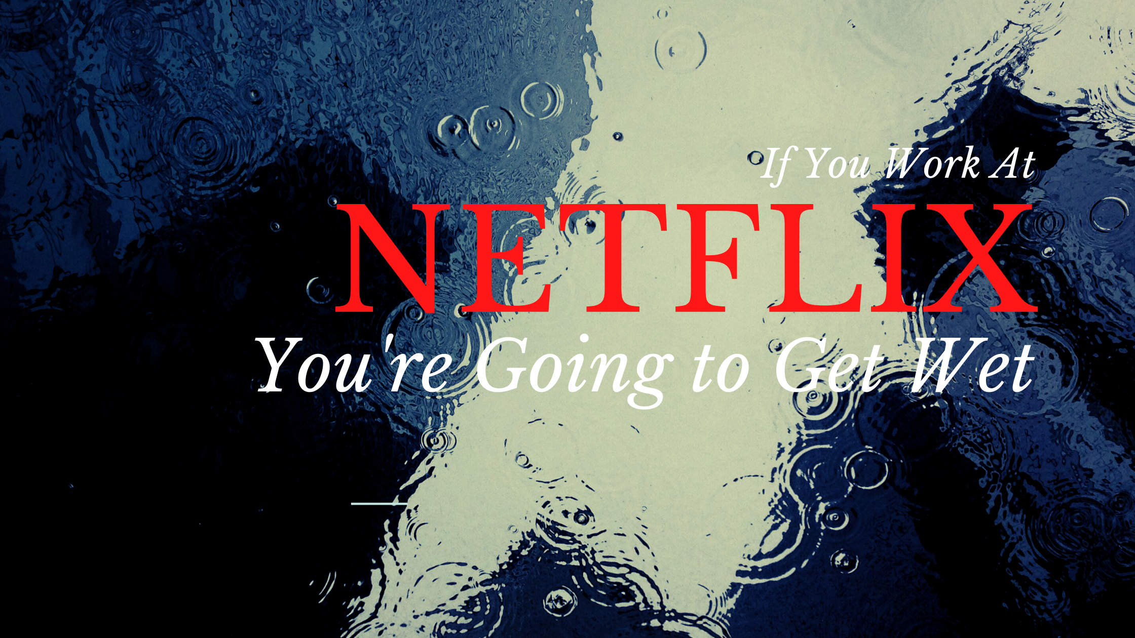 Business transparency at Netflix